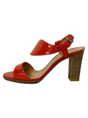 Hermes Sandals 36 Evelyne Orange Leather